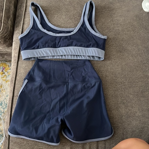 SET ACTIVE SPORTBODY MATCH BRA AND SHORT IN HARBOR - Picture 5 of 5